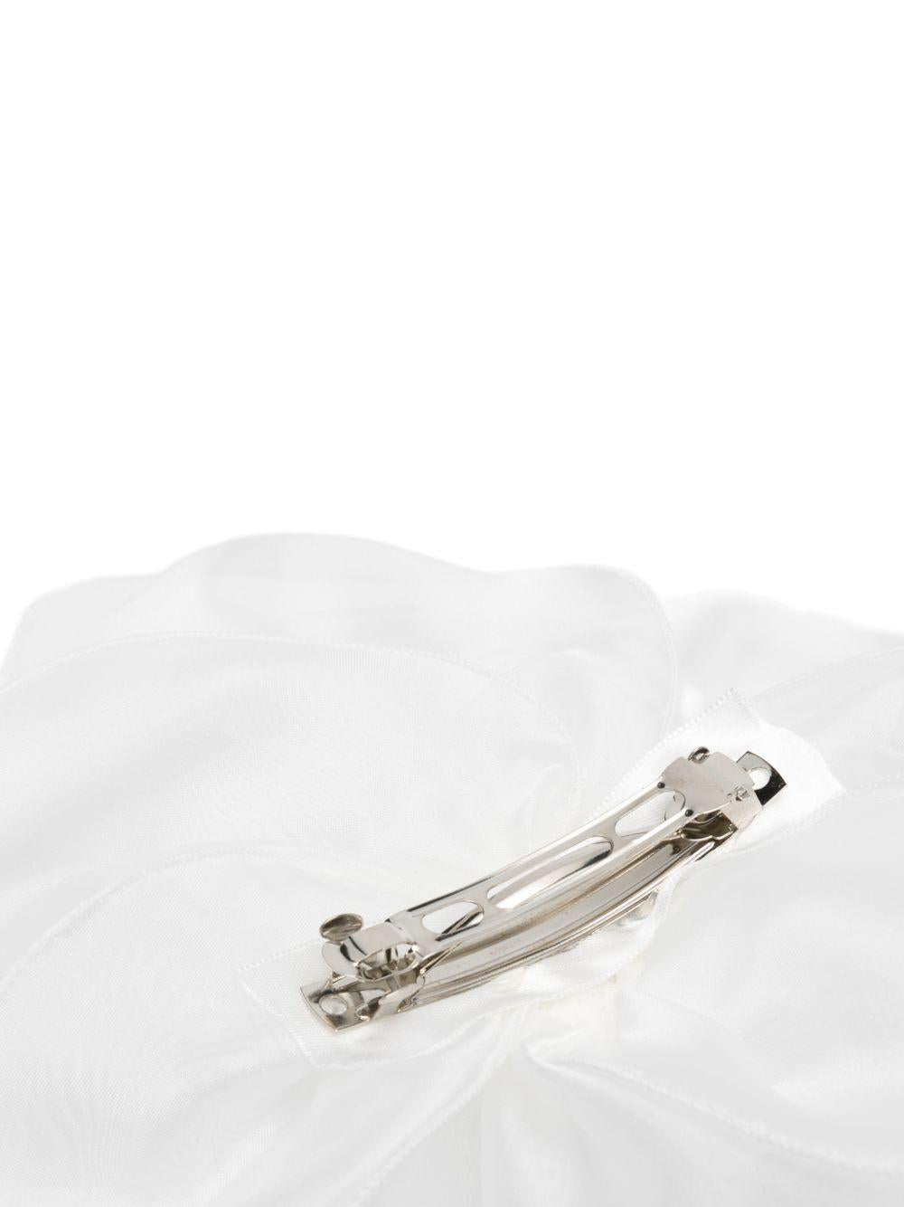Fermaglio per capelli per bambina Colorichiari bianco con design a fiore FL938464 AF764 20 COLORICHIARI KIDS 