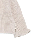 Maglione per neonata Douuod Kids beige con trama a coste DZ9000 Z3404 107 DOUUOD KIDS 