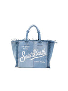 Borsa Vanity MC2 Saint Barth denim con design color-block VANI001 00402L MC2 ST. BARTH KIDS 