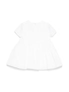 Set abito per neonata Elisabetta Franchi La Mia Bambina bianco in cotone con fiocco ENAB0550TV033 0000 ElISABETTA FRANCHI 