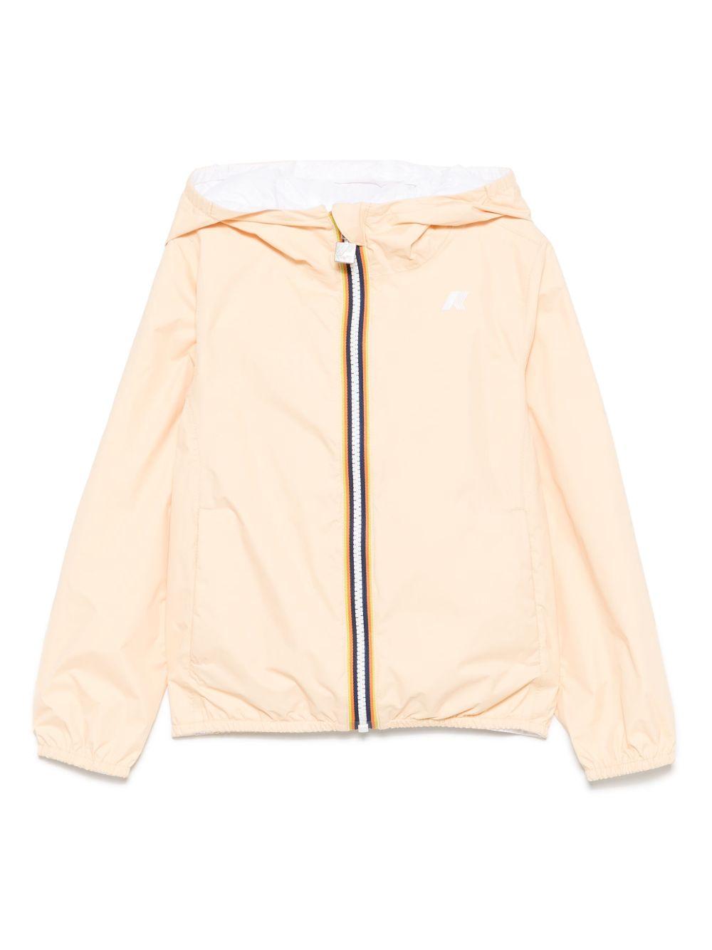 Giacca reversibile per bambini K-Way Kids P. Lily Plus pesca con bordo a contrasto K61313W B1K K-WAY KIDS 