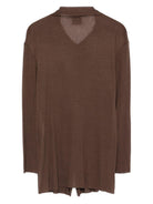 Camicia per donna ALYSI marrone con chiusura con bottoni 165418 A5023 CHOCO ALYSI 