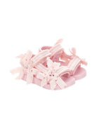 Sandali per bambina Monnalisa rosa a righe 8CG000 7700 9990 MONNALISA KIDS 