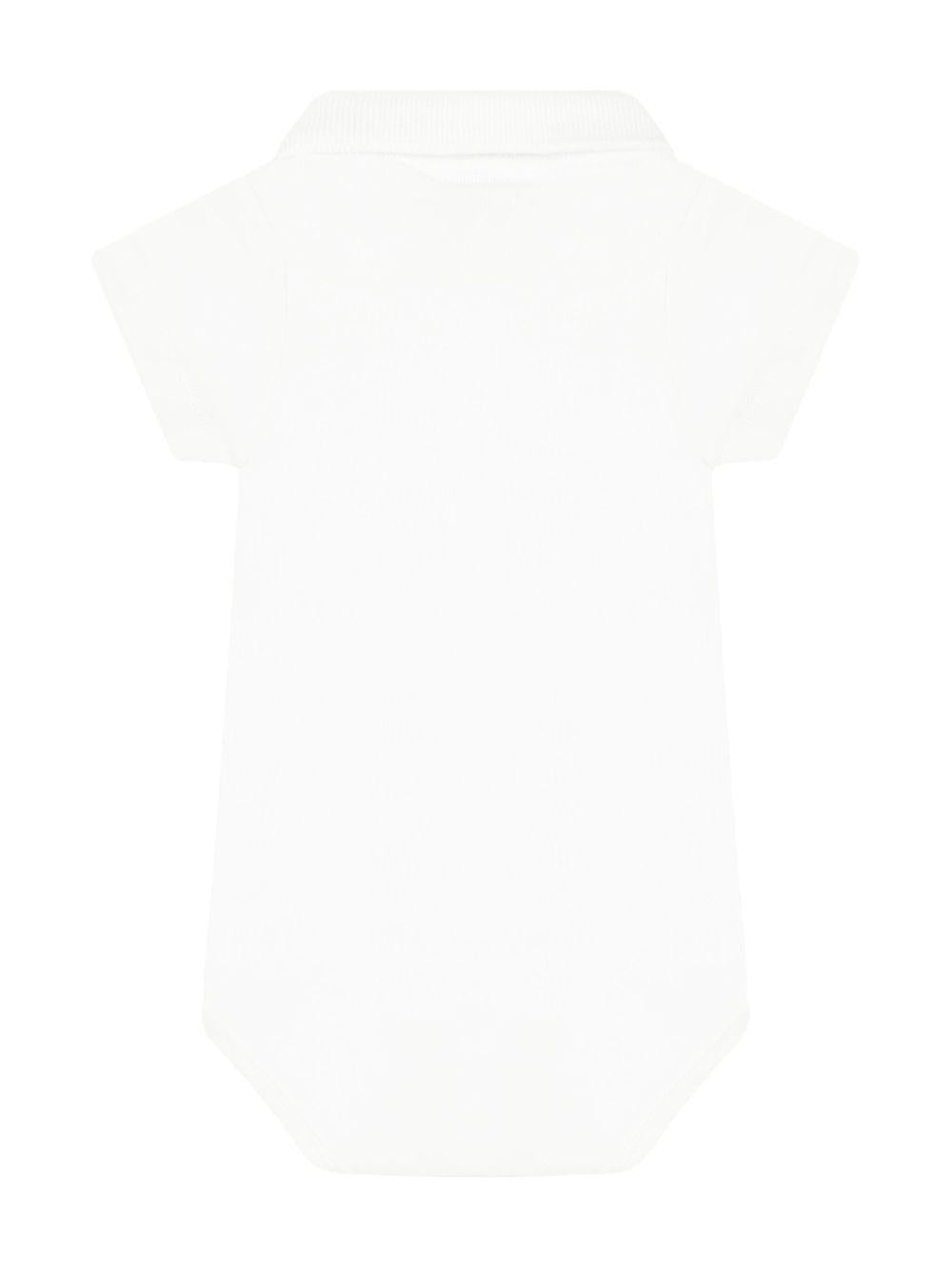 Tutina per neonati Petit Bateau bianca con colletto A09ZH 01 PETIT BATEAU KIDS 