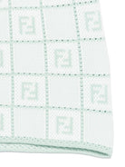 Gonna per bambina Fendi Kids verde all'uncinetto JFG208 ATS6 F1SGM FENDI KIDS 