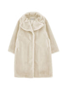Cappotto per bambina Monnalisa Kids biege con colletto 17H109 8034 0001 MONNALISA KIDS 