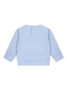 Felpa con stampa grafica per neonato Stella McCartney Kids azzurro con girocollo TW4020 Z0499 652 STELLA McCARTNEY KIDS 