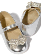 Ballerine per bambina BabyWalker argento con strass PB5880 SILVER BABYWALKER KIDS 