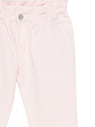 Pantaloni per neonata Missoni Kids rosa con ricamo a zigzag MZ6030 Z3702 52E MISSONI KIDS 