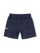 Set con shorts per neonato Karl Lagerfeld Kids blu con motivo Ikonik Karl Z30504 782 KARL LAGERFELD KIDS 