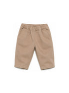 Pantaloni per neonato Douuod Kids marroni con due tasche posteriori con patta DZ6060 G0073 343 DOUUOD KIDS 