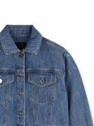 Giacca per bambina Givenchy Kids in denim con tasche sul petto H31140 Z10 GIVENCHY KIDS 