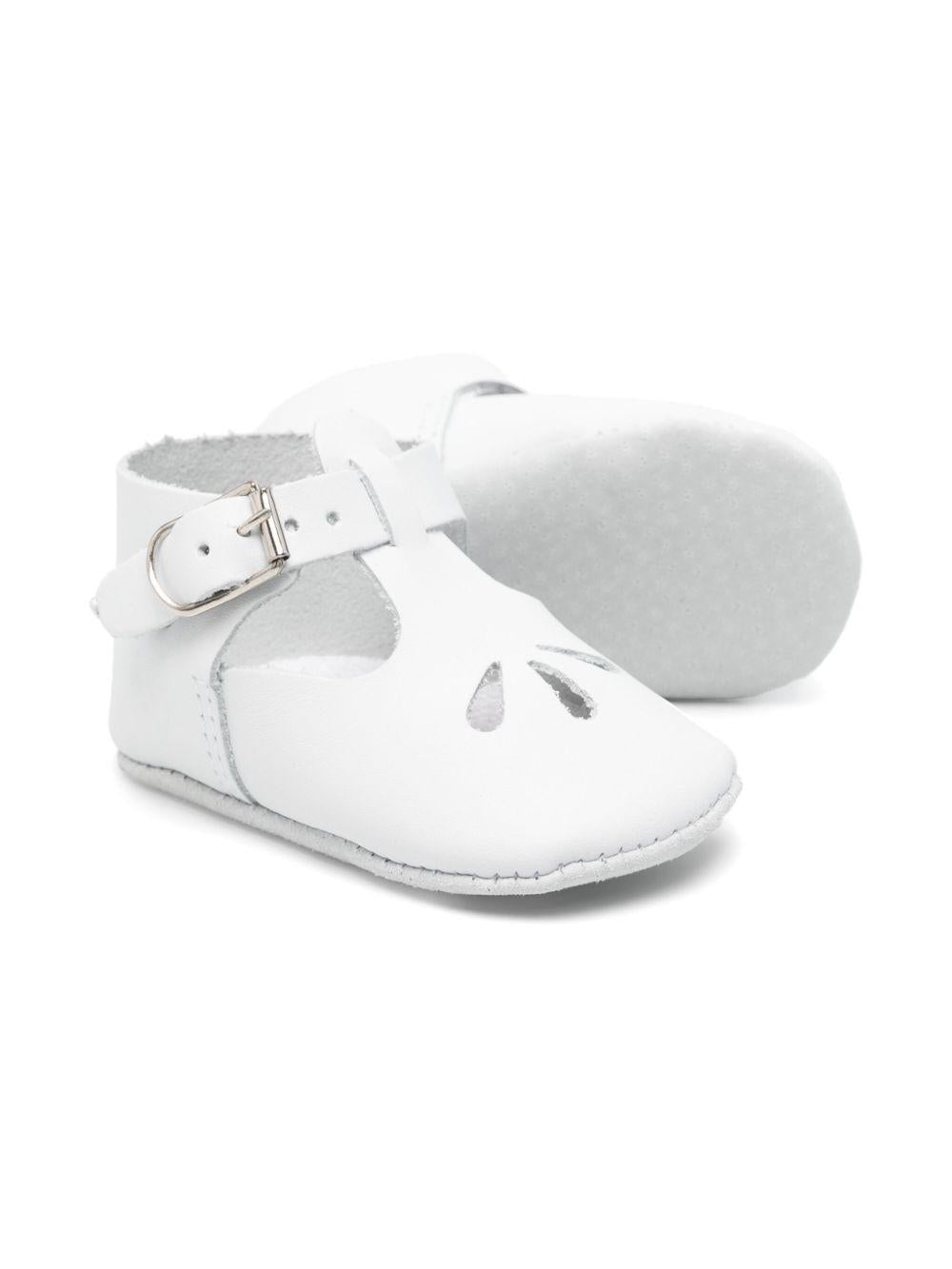 Scarpe primi passi per neonata Tartine et Chocolat bianche con chiusura laterale con fibbia CC80011 01 TArtine & Chocolat KIDS 