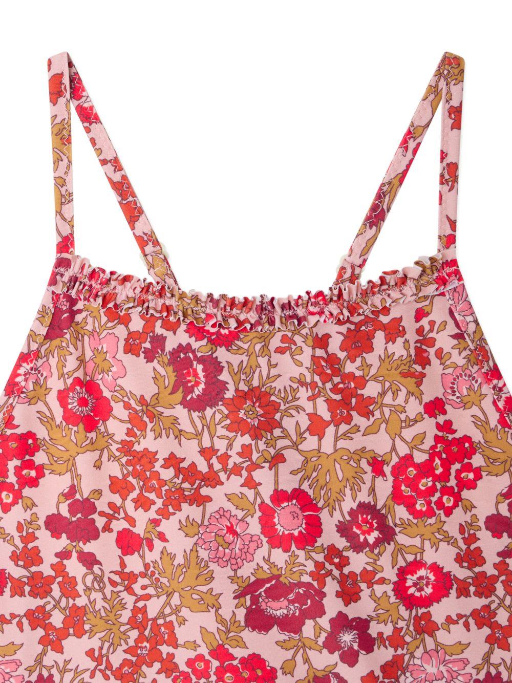 Costume intero Laika per bambina Bonpoint rosa con stampa floreale all-over S06GSSW00004 520 BONPOINT 