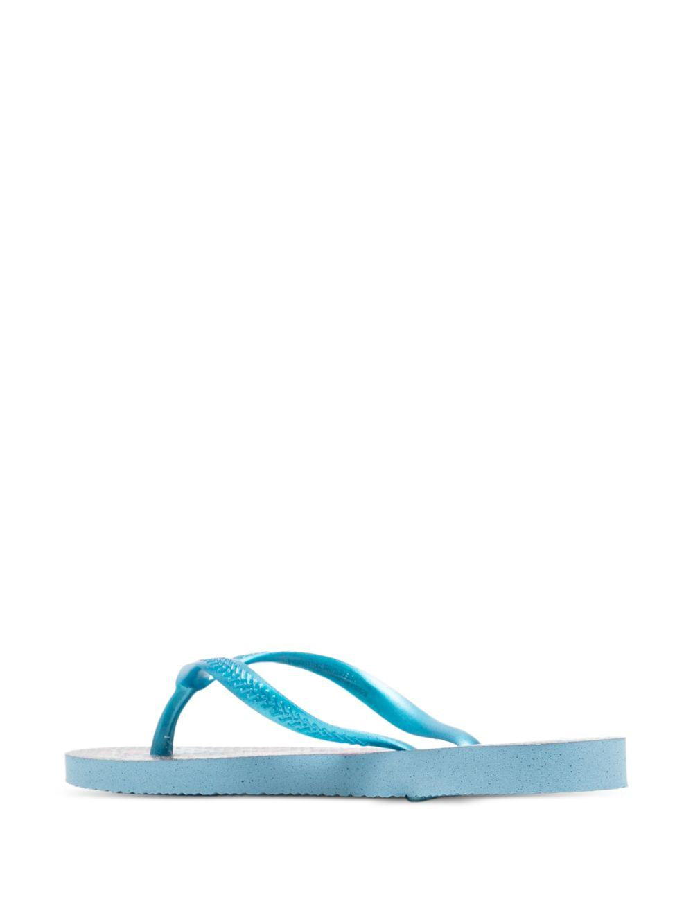Infradito per bambina Havaianas Kids x Disney azzurre con stampa grafica Anna 4123328 2704 HAVAIANAS KIDS 