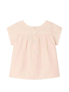 Blusa Arli per neonata Bonpoint rosa con scollo tondo S06XBLW00004 121A BONPOINT KIDS 