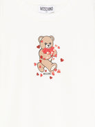 Abito per bambina Moschino Kids rosso con dettaglio Teddy Bear HAV0H7LDA63 10063 MOSCHINO KIDS 