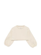 Felpa per bambina Douuod Kids beige con design crop DY4A30 Z3728 107 DOUUOD KIDS 