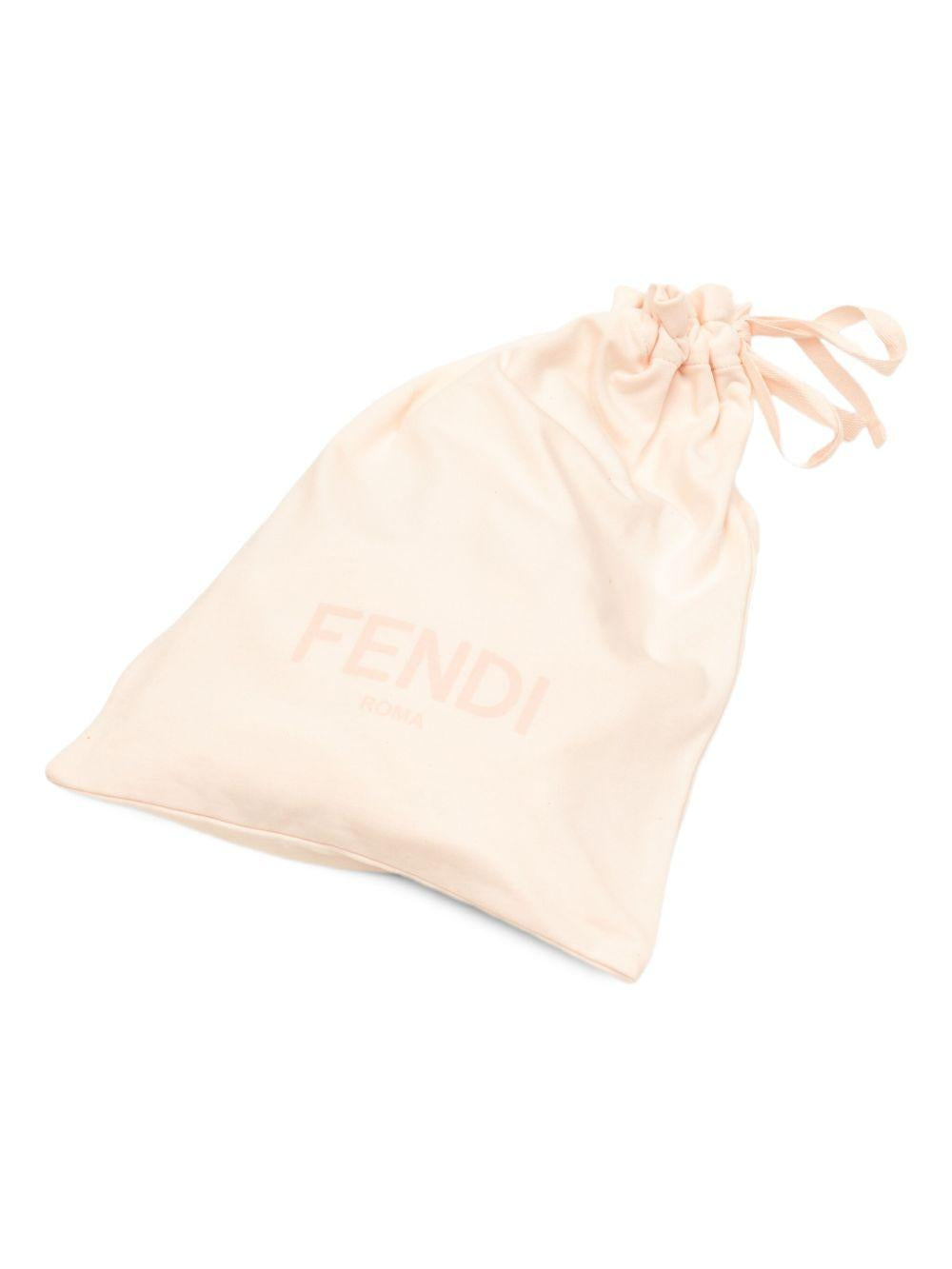Set per neonati Fendi Kids rosa con motivo FF BUK140 ST8 F0C11 FENDI KIDS 