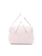 Borsa fasciatoio per neonata Moschino Kids rosa con motivo a quadri MMX056LZE10 82543 MOSCHINO KIDS 