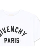 T-shirt per bambini Givenchy Kids bianca con stampa logo sul davanti H31345 10P GIVENCHY KIDS 