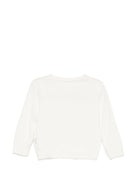 Cardigan per neonata Stella McCartney Kids bianco con applicazioni TY9120 Z1876 101 STELLA McCARTNEY KIDS 