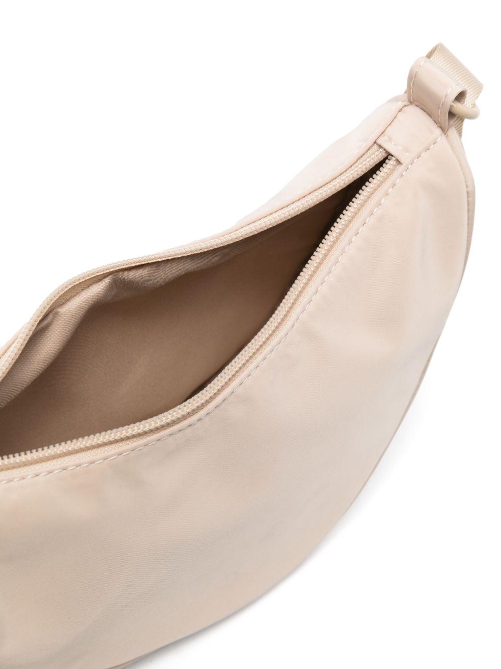Borsa a spalla per bambina Molo Crescent beige con chiusura superiore con zip 7S25V109 8787 MOLO KIDS 