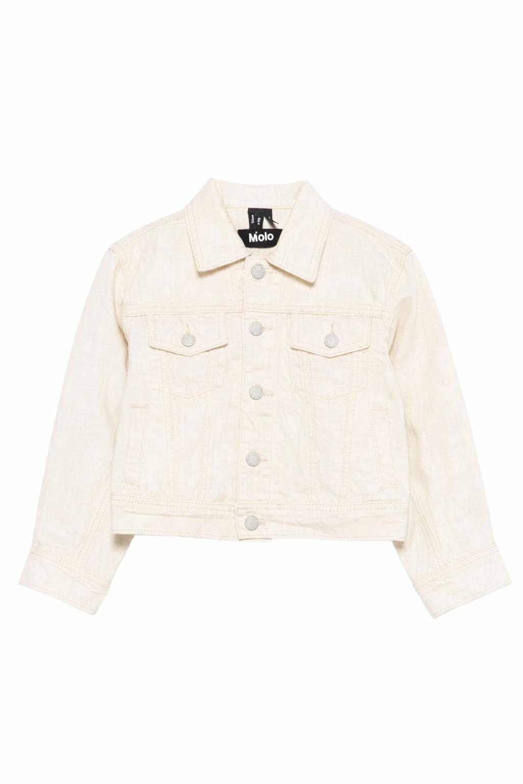 Giacca per bambini Molo beige con collo a punta 5S26M304 8894 MOLO KIDS 