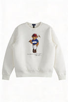 Felpa per bambino Polo Ralph Lauren Kids bianca con dettaglio Teddy Bear 322A96604 001 Ralph Lauren kids 
