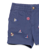 Completo camicia e shorts per neonato Polo Ralph Lauren Kids multicolor con ricamo Polo Pony 320B21361 001 Ralph Lauren kids 