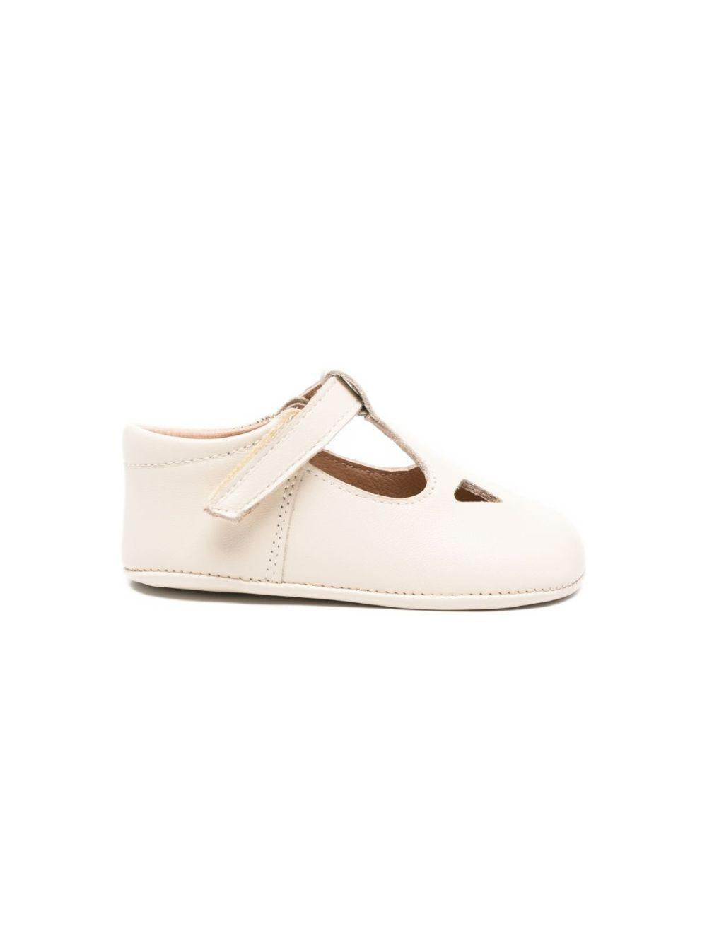 Ballerine per neonata Eli1957 beige con cinturino a T 0375AL BEIGE Eli Kids 