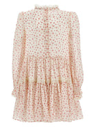 Abito per bambina Philosophy di Lorenzo Serafini Kids bianco con stampa floreale I1G910 7602 0294 PHILOSOPHY KIDS 