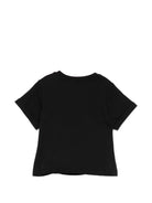 T-shirt per neonati Moschino Kids nera con stampa Teddy Bear MDM03TLAA02 60100 MOSCHINO KIDS 