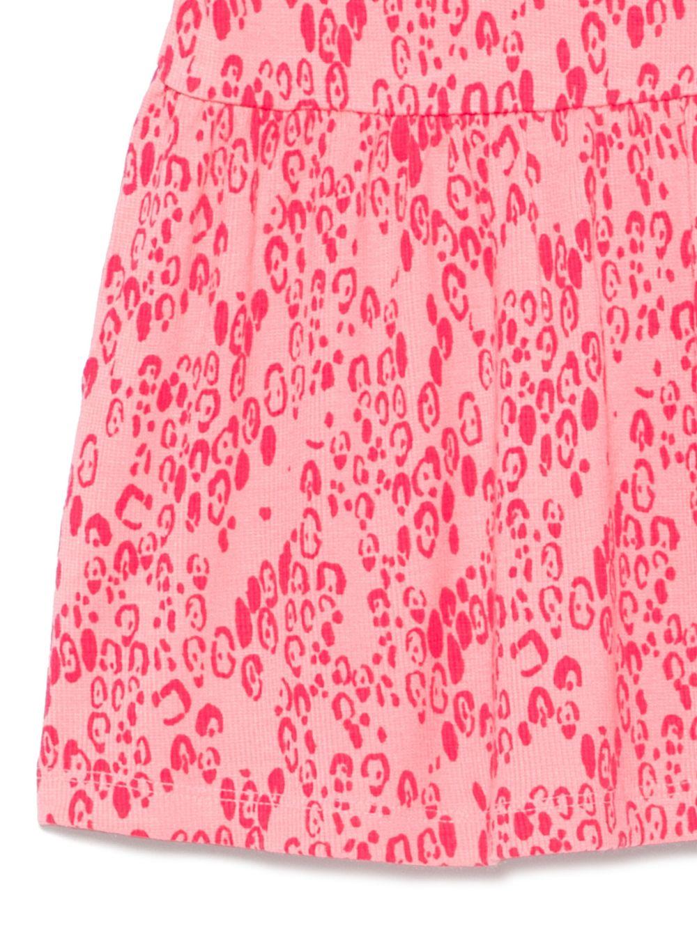 Abito per neonata Mini Rodini rosa con stampa astratta 1100029828NB PINK MINI RODINI 