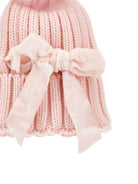 Cappello per bambina Monnalisa Kids rosa con pompom 17H005 8064 0091 MONNALISA KIDS 