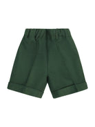 Shorts per neonato Paio Crippa verde con vita elasticizzata ULIVO 58 PAIO CRIPPA 