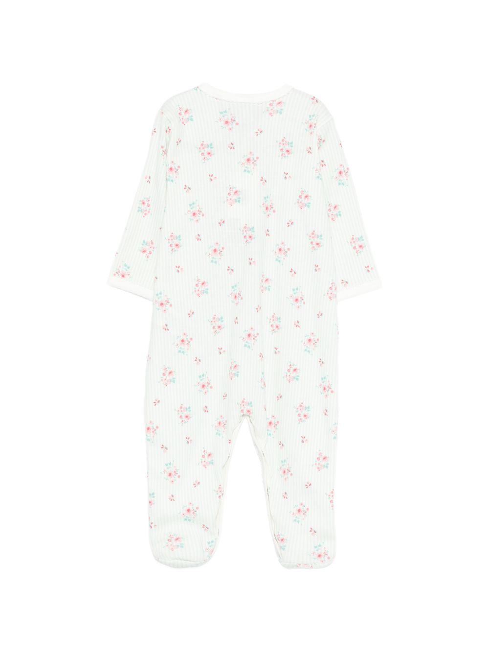 Tutina per neonata Petit Bateau verde con design multicolore A0FXG 01 PETIT BATEAU KIDS 