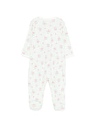 Tutina per neonata Petit Bateau verde con design multicolore A0FXG 01 PETIT BATEAU KIDS 