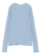 T-shirt per bambina Scotch & Soda Kids azzurra con ruches 180786 410 SCOTCH&SODA 
