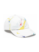 Berretto per bambino Stella McCartney Kids bianco con stampa baseball TY0B67 Z3474 101MC STELLA McCARTNEY KIDS 