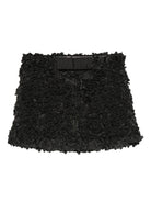Top per donna Merci nero con design ruches TOM026 BLACK MERCI 