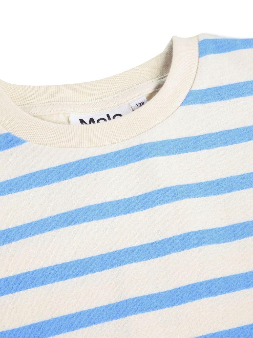 T-shirt Rosita per bambina Molo multicolore con design a righe 2S26A223 9494 MOLO KIDS 