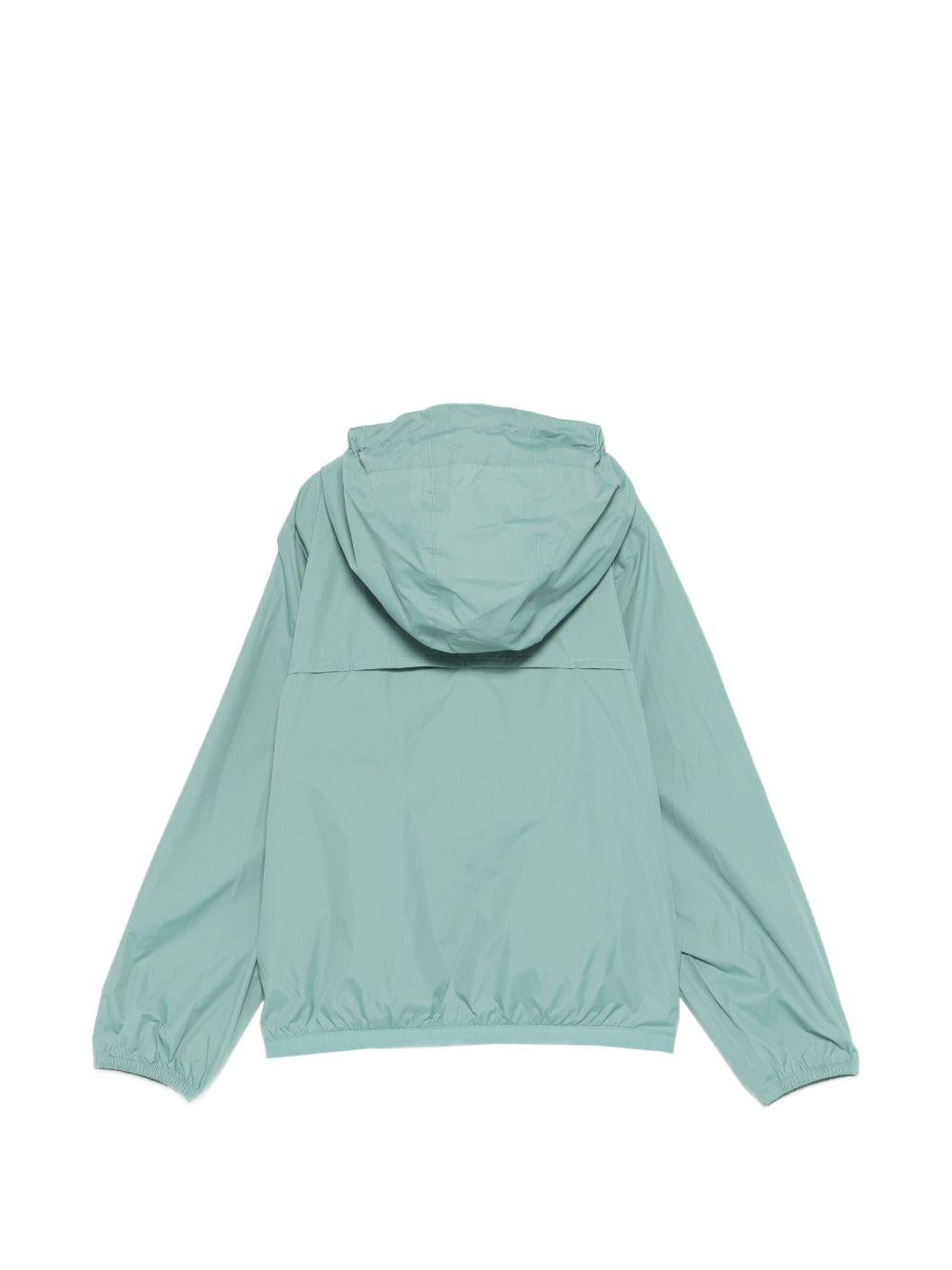 Giubbino per bambino K-Way Kids verde con cerniera K61336W WIC K-WAY KIDS 