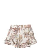 Gonna per neonata Etro Kids beige con stampa Paisley all-over GZ7020 K0315 957MC ETRO KIDS 