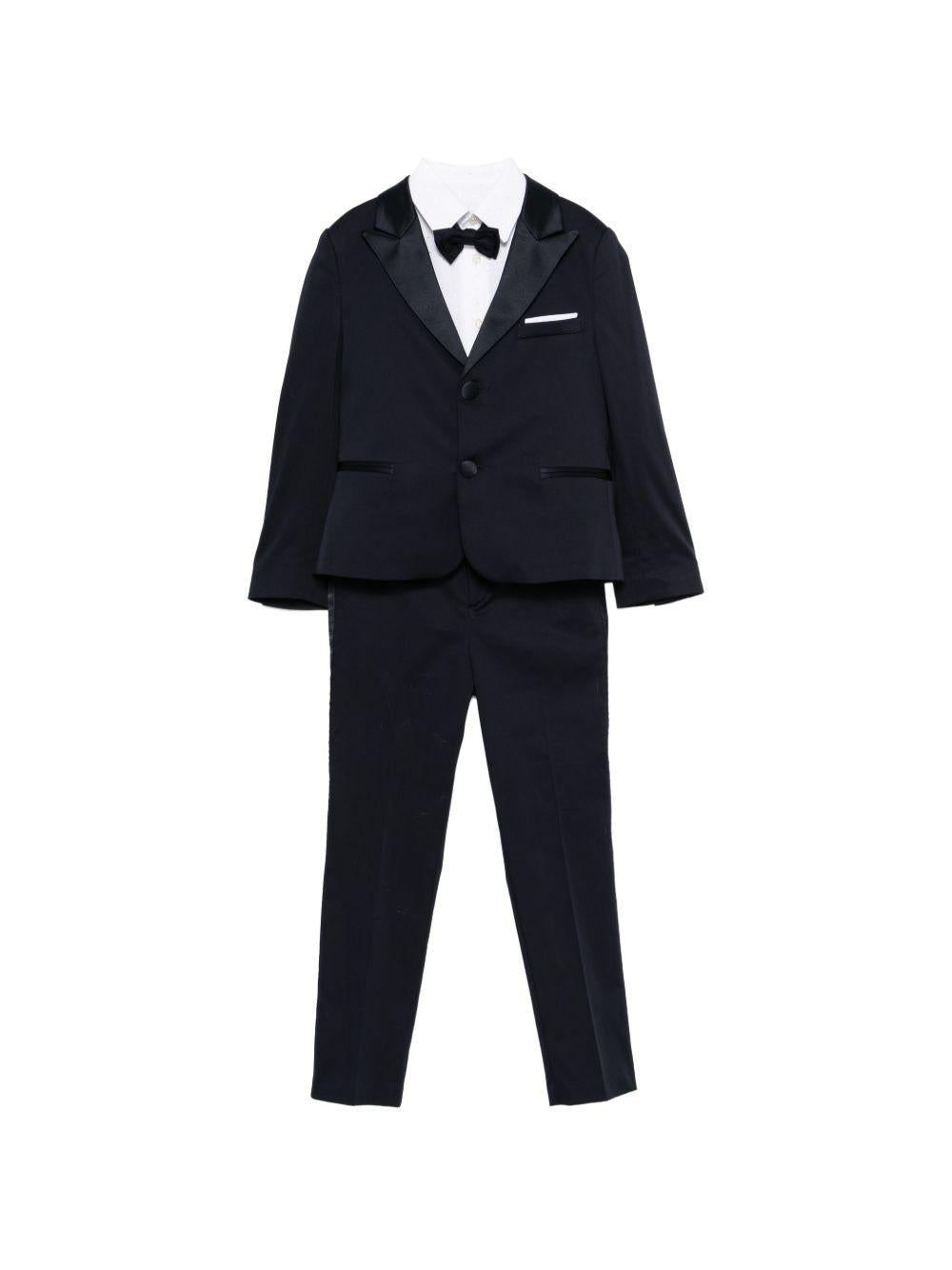 Completo per bambino Colorichiari blu con papillon ML508233 2780 60 COLORICHIARI KIDS 