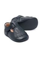 Scarpe primi passi per neonata Eli1957 blu con soletta in pelle con logo 10028AL MARINO Eli Kids 