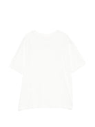 T-shirt per bambina Elisabetta Franchi La Mia Bambina bianca con logo sul davanti EFTS2570JE006 0135 ElISABETTA FRANCHI 
