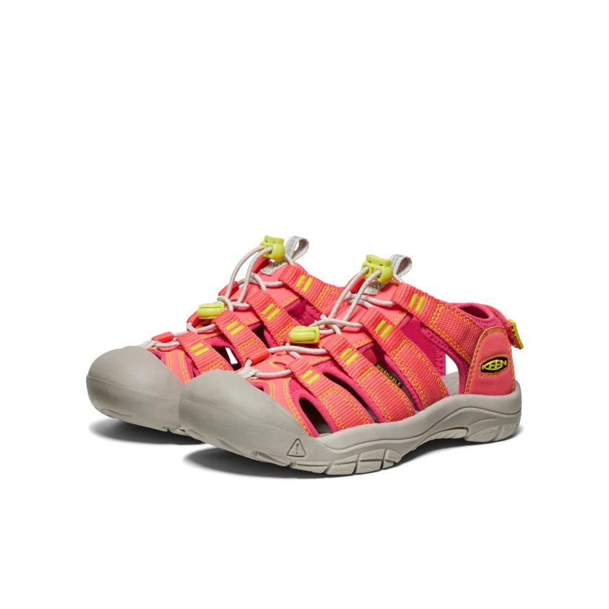 Sandali per bambino KEEN FOOTWEAR Newport Neo arancione con logo laterale goffrato 1030190 DUBARRY KEEN 