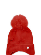 Berretto per neonata Monnalisa Kids rosso con dettaglio con fiocchi 37H005 8064 0043 MONNALISA KIDS 