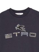 Felpa per bambino ETRO KIDS blu con motivo Pegaso GX4P20 Z3333 667 ETRO KIDS 
